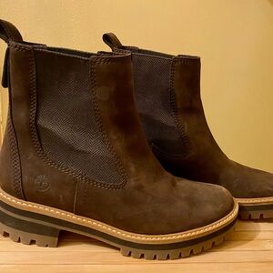Timberland Dark Brown Suede Boots